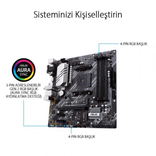Asus PRIME B550M-A (WI-FI) DDR4 S+V+GL AM4