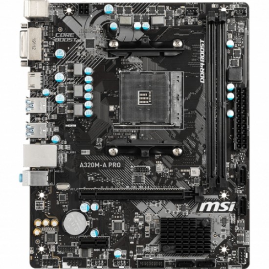 MSI A320M-A PRO DDR4 S+V+GL AM4 (mATX)