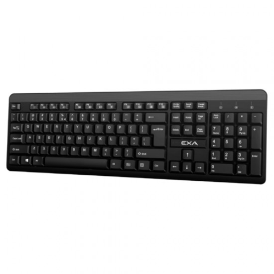 EXA KB260GCM Kablosuz Klavye Mouse Set Siyah
