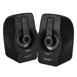 Snopy SN-X23 RGB Işıklı 3W*2 Siyah USB Speaker