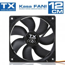 TX TXCCF12BK 12 cm Kasa Fanı