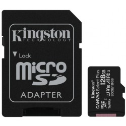 KINGSTON  128 GB CANVAS SELECT PLUS MICRO SDHC UHS-1 CLASS 10 100MB (SDCS2/128GB)
