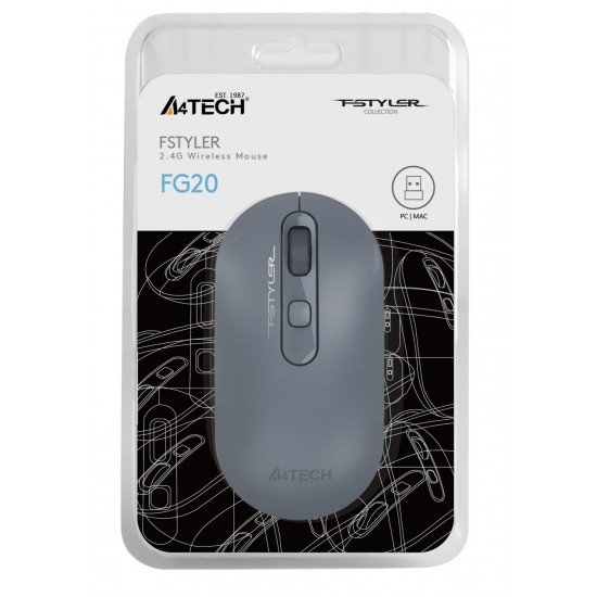 A4 Tech FG20 Optik Kablosuz Mouse Mavi